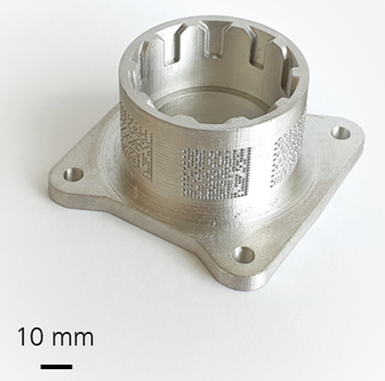 Integrierter QR-Code für Nachverfolgung und Qualitätssicherung mittel MoldJet.