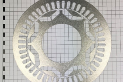 Multimaterialdruck Weichmagnetisches Material + Isolator für Elektrobleche mittels Additiven Siebdruck.